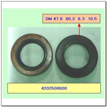 Сальник моста SSANGYONG хвостовика задн OE (47.68x84x6.35/10.5) (мост TONGIL)