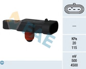 Датчик абсолютного давления GM AVEO 1.2-1.4/MATIZ 0.8 ERA 15117