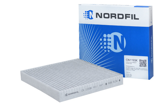 Фильтр салона HYUNDAI TUCSON/SONATA 19- NORDFIL (угольн)