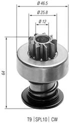 Бендикс стартера OPEL/VAG MAGNETTI MARELLI