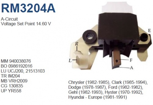 Реле зарядки CHRYSLER/HYUNDAI UTM
