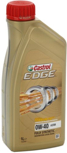 Масло мот CASTROL 0W40 EDGE A3/B4 1L