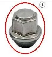 Гайка колесная FORD OE (m12x1.5/31/ключ 19)