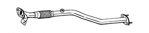 Глушитель HYUNDAI ACCENT приемная труба (с лямбдой) ATIHO 823-911