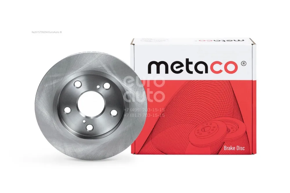 Диск торм TOYOTA COROLA 07-/AURIS зад METACO DF4811