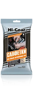 Салфетки HI-GEAR для грязных рук (25шт)