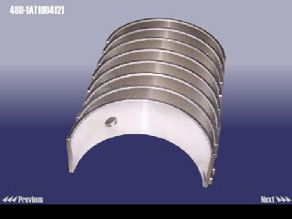 Вкладыши шат. CHERY AMULET OE 0.50