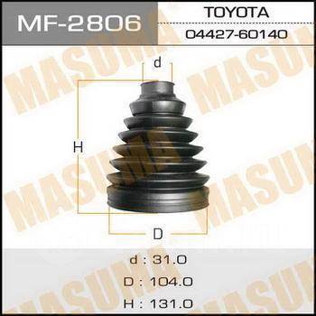 Пыльник ШРУСа TOYOTA LC120 пер наружн MASUMA (31x104x131)