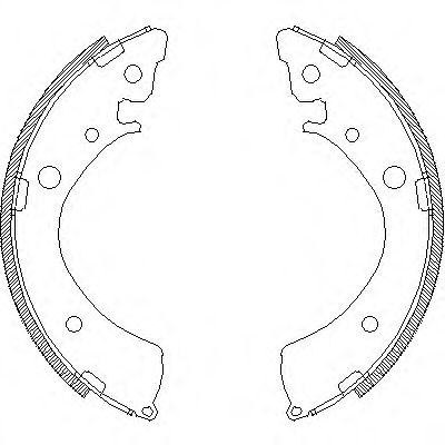 Колодки торм HONDA CIVIC/HR-V задн бараб KASHIYAMA