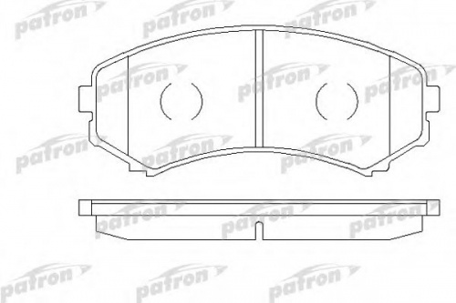 Колодки торм MITSUBISHI PAJERO II/III/IV пер PATRON GDB3246=239610