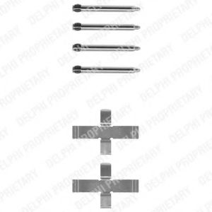 Р/к колодок OPEL OMEGA A задн DELPHI PFK234