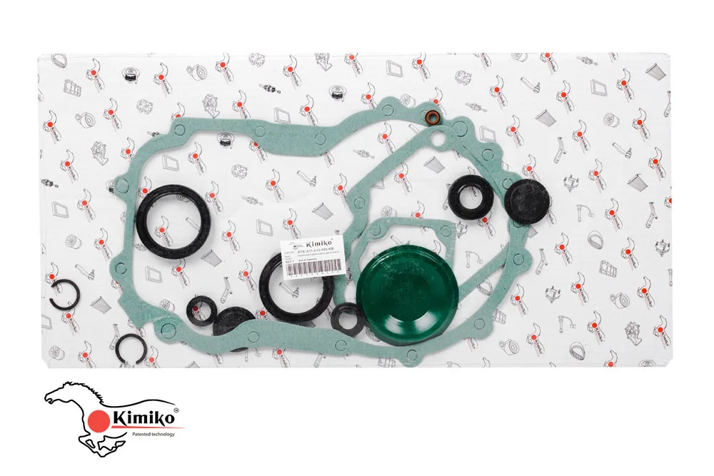Прокладка КПП CHERY AMULET полный набор с сальниками и заглушками KIMIKO