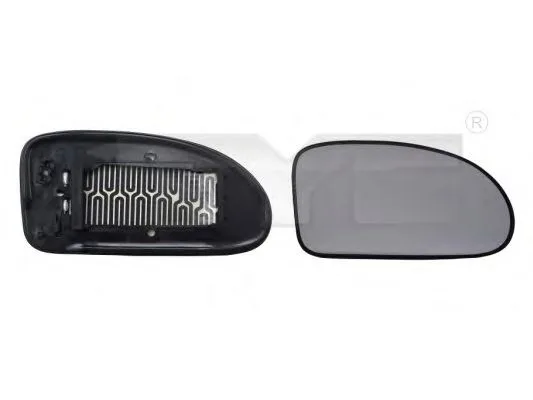 Вставка зеркала FORD FOCUS I лев + обогрев TYC