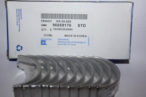 Вкладыши корен DAEWOO MATIZ 0.8 OE STD (цена за 1шт)