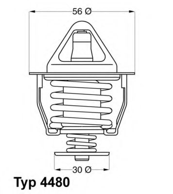 Термостат TOYOTA WAHLER TH31282G1=J1532027