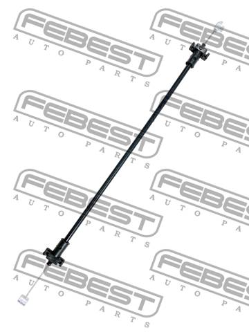 Трос замка двери FORD FOCUS II пер (на наружн ручку) FEBEST