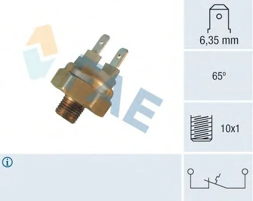 Датчик темп. ОЖ AUDI 80 FEBI 35440