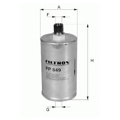 Фильтр топл VAG FILTRON WK834/1=WK853