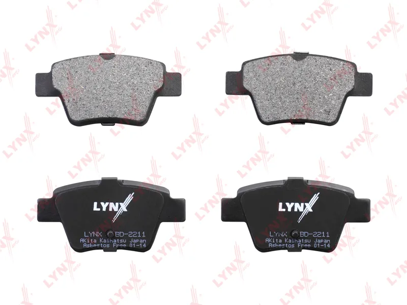 Колодки торм GEELY EMGRAND EC7 зад LYNX