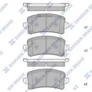 Колодки торм GW HAVAL JOLION 4WD задн SANGSIN