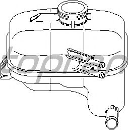 Бачок расширительный OPEL ASTRA H LORO (под датчик)