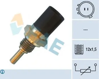 Датчик темп. ОЖ HONDA FAE