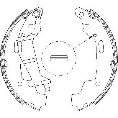 Колодки торм OPEL AGILA зад REMSA GS8468