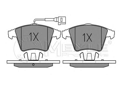 Колодки торм VW T5 пер 16" MEYLE GDB1555=210451