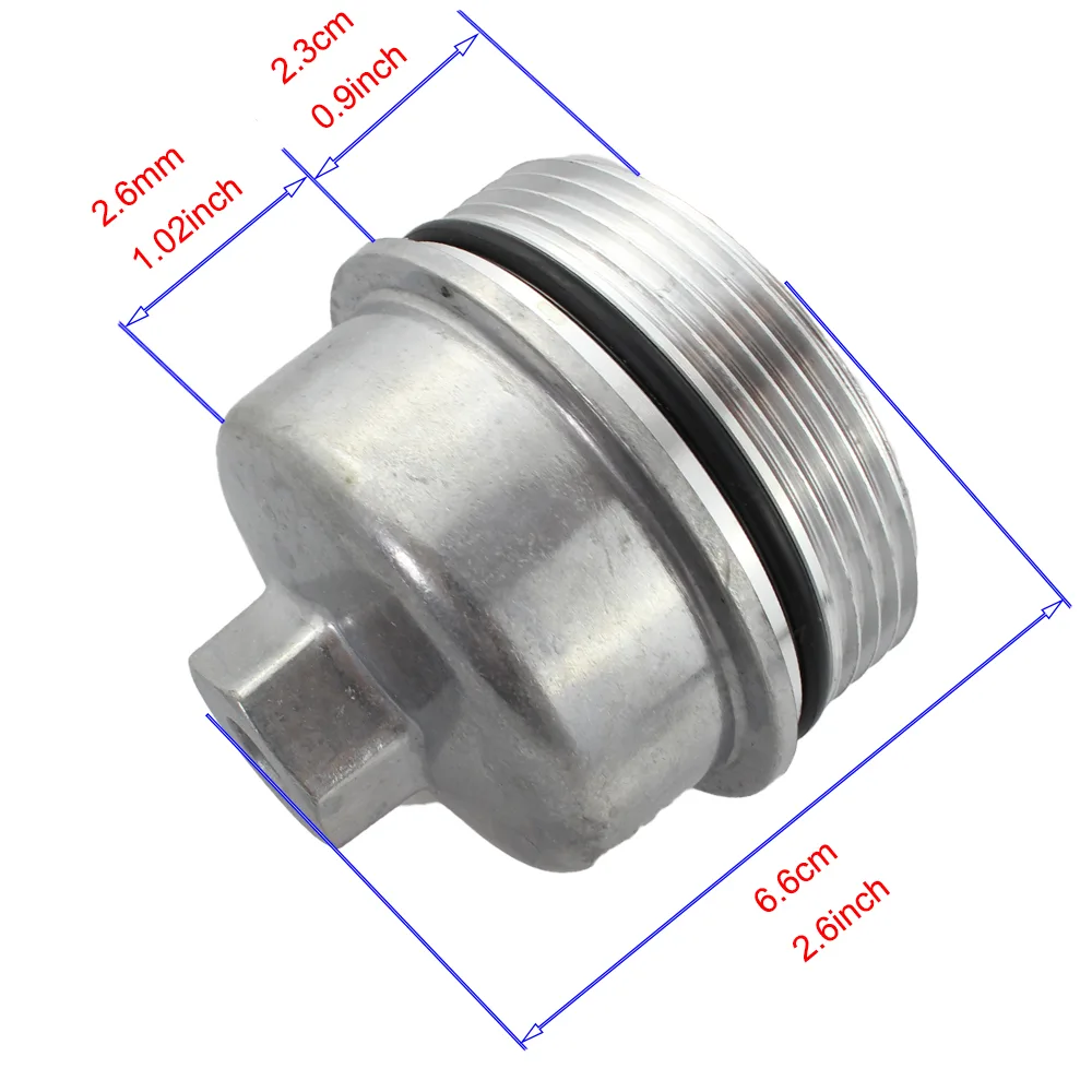 Крышка масл фильтра GM AVEO/CRUZE/ASTRA 1.6-1.8 UXCLENT (для HU612/2x  СТАЛЬ!!!!)