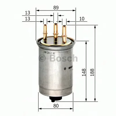 Фильтр топл FORD MONDEO III/CONNECT BOSCH WK829/3