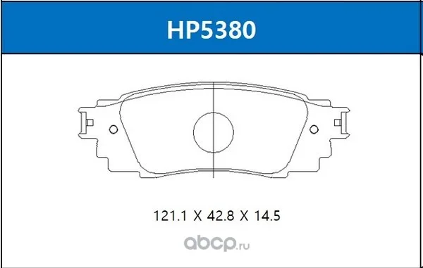 Колодки торм TOYOTA CAMRY V70 18- задн HSB