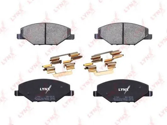 Колодки торм VW POLO RUS 11- пер LYNX GDB2027