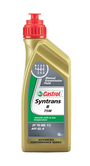 Масло тран CASTROL 75W SYNTRANS B 1L (синтетика)
