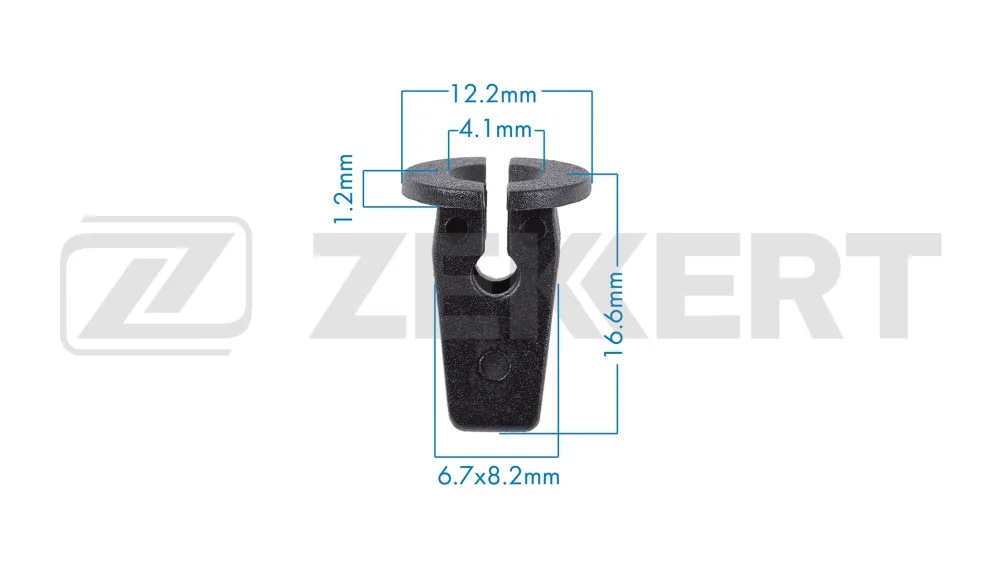 Пистон VAG ZEKKERT (втулка распорная 6.7x8.2)