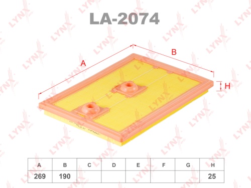 Фильтр возд VAG 1.2/1.4 12- LYNX C27009