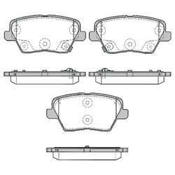 Колодки торм HYUNDAI i30 17-/ KIA Cee'd 18- зад SANGSIN