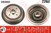 Барабан торм AUDI 80 -90 OMC DB4082