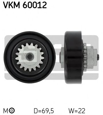 Ролик привод CHEVROLET AVEO SKF VKM60012=T36408