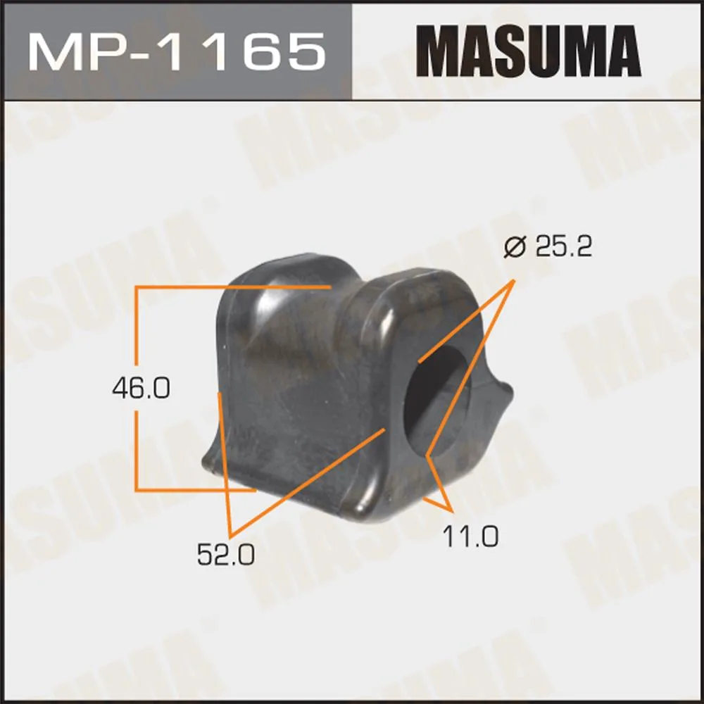 Втулка стаб TOYOTA RAV4 05- пер прав MASUMA (25.2mm)
