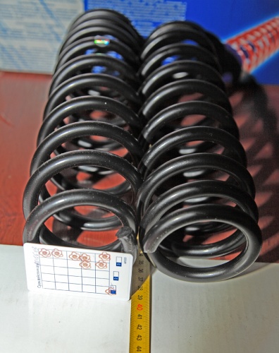 Пружина подвески KIA SPORTAGE 10-/HYUNDAI ix35 задн FOBOS (+25mm/ПАРА)