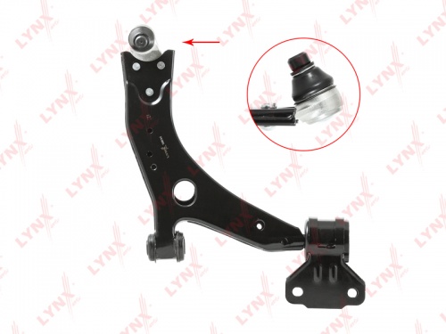 Рычаг подвески FORD FOCUS III пер прав LYNX (сменная шаровая)