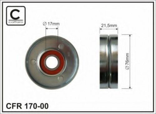 Ролик привод VAG A4/A6/PASSAT B5 1.6/1.8T/2.0 CAFFARO VKM31033 (отдельно ролик)