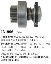 Бендикс стартера FIAT MM 9003336283