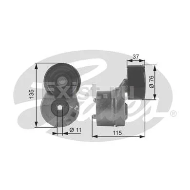 Ролик привод FORD TRANSIT 00- GATES VKM34071