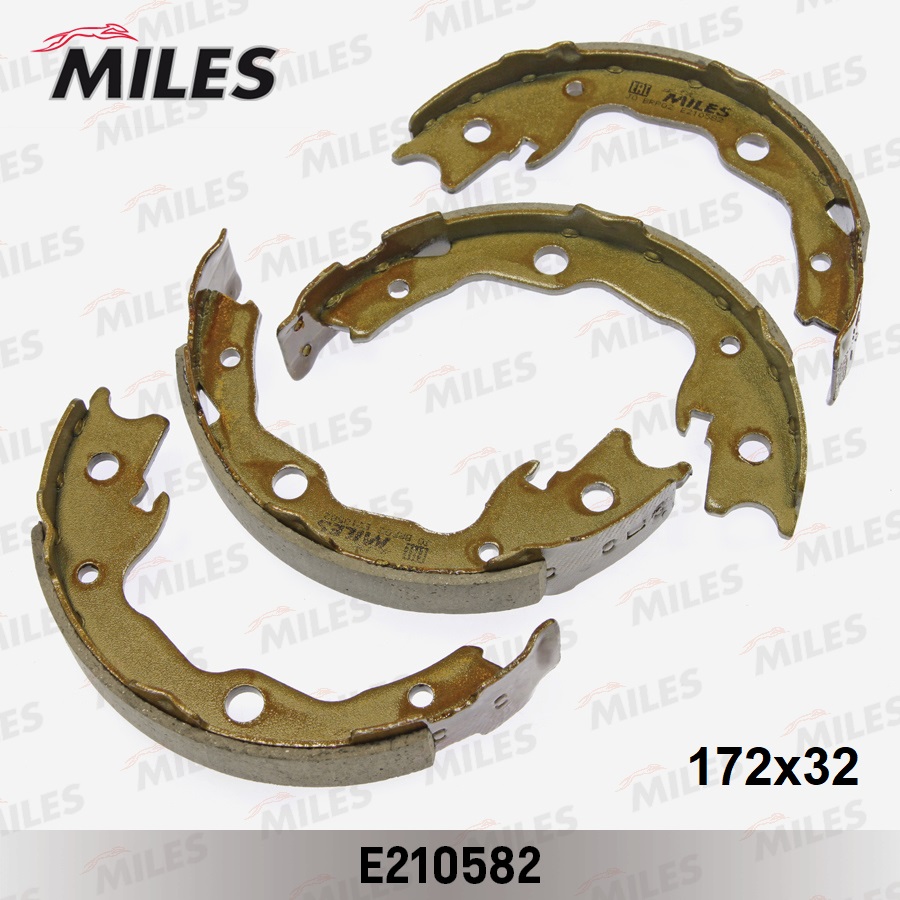 Колодки ручника NISSAN QASHQAI/X-TRAIL T31/JUKE/TIIDA C11/TOYOTA RAV4 08- MILES GS8752 (+SFK422)