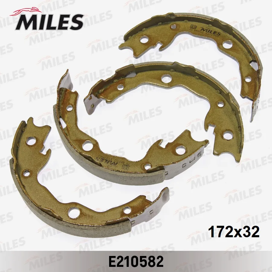 Колодки ручника NISSAN QASHQAI/X-TRAIL T31/JUKE/TIIDA C11/TOYOTA RAV4 08- MILES GS8752 (+SFK422)