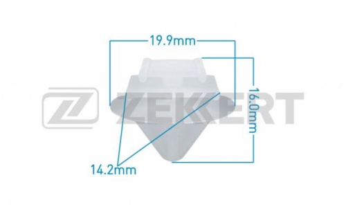 Пистон RENAULT ZEKKERT (молдинга двери)