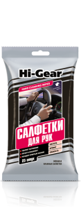 Салфетки HI-GEAR для рук (20шт)