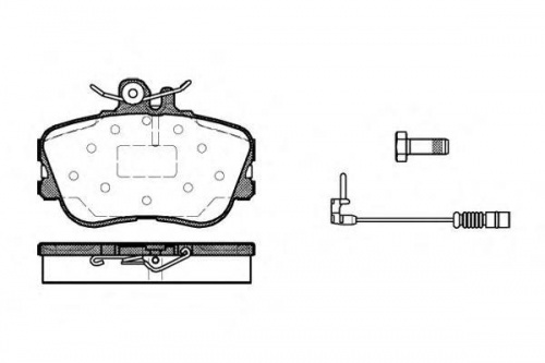 Колодки торм MB W202 пер МАРКОН GDB1094=244502