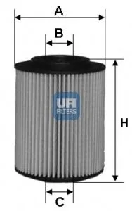 Фильтр масл MB UFI HU514x=OX183/1D